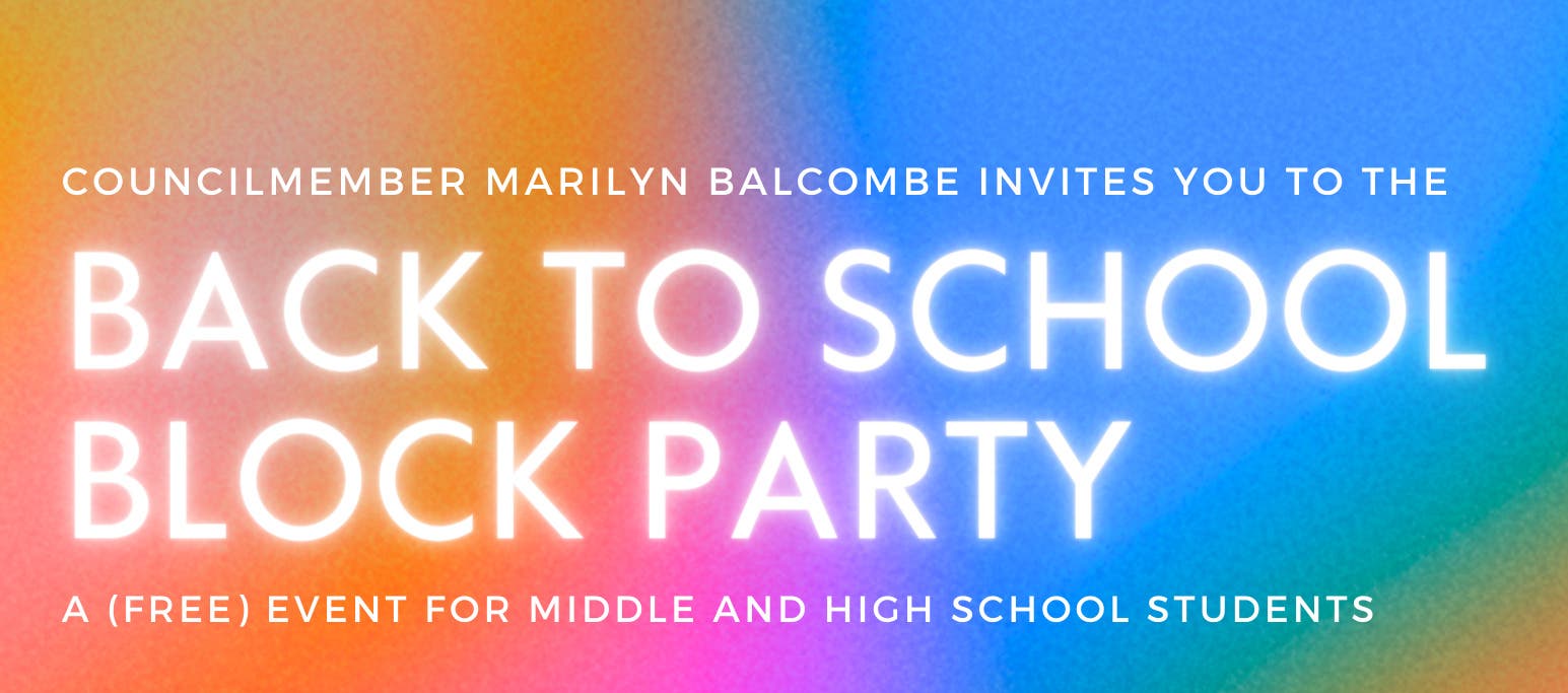 Back to School Block Party!