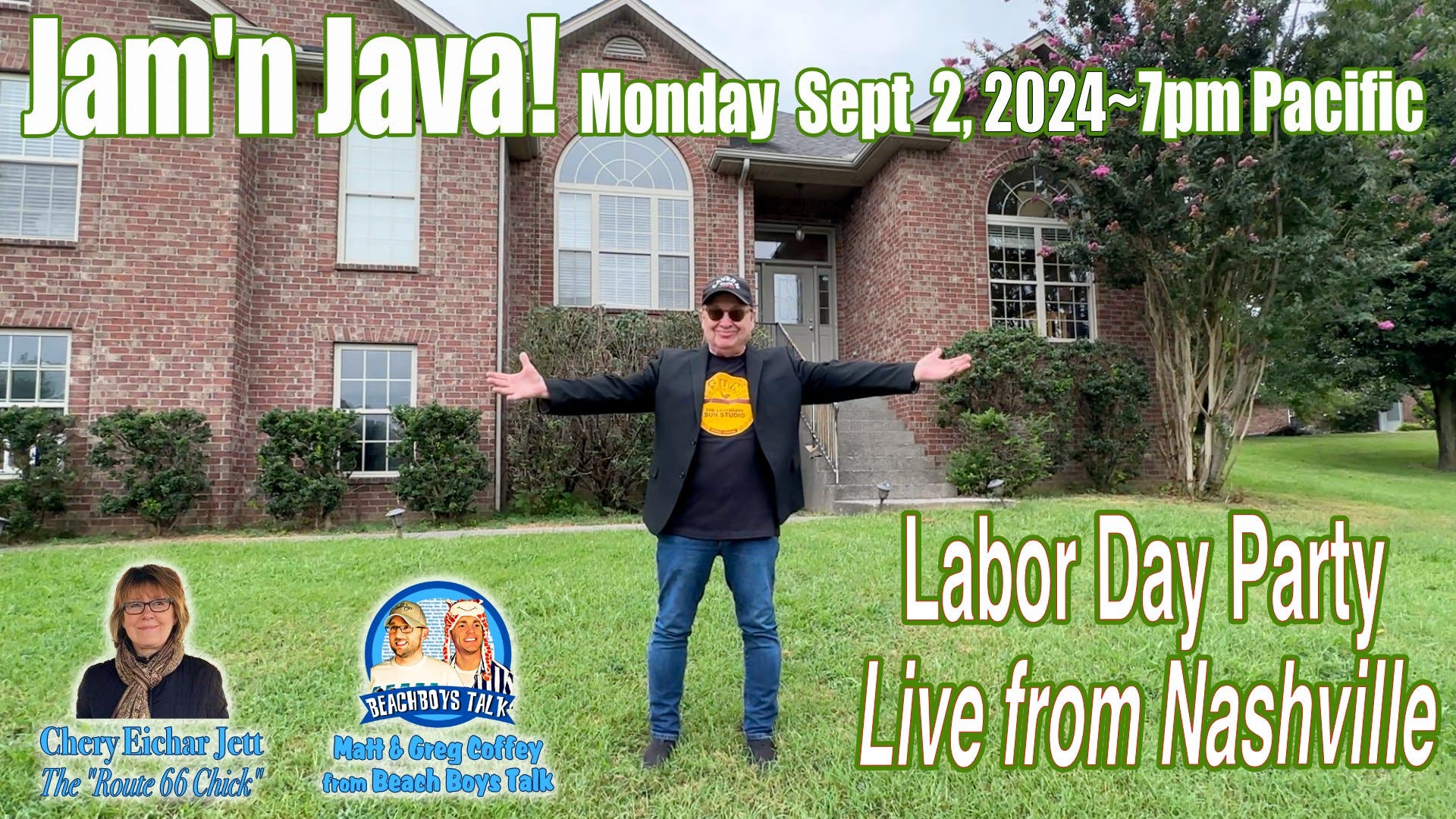 Jam' n Java: Virtual Labor Day BBQ Picnic Without Ants Featuring Music and Much More! 