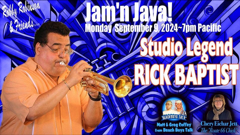 Jam' n Java Online to Feature Grammy Winner 'Mr. Trumpet' - Rick Baptist - Hollywood Studio Musician