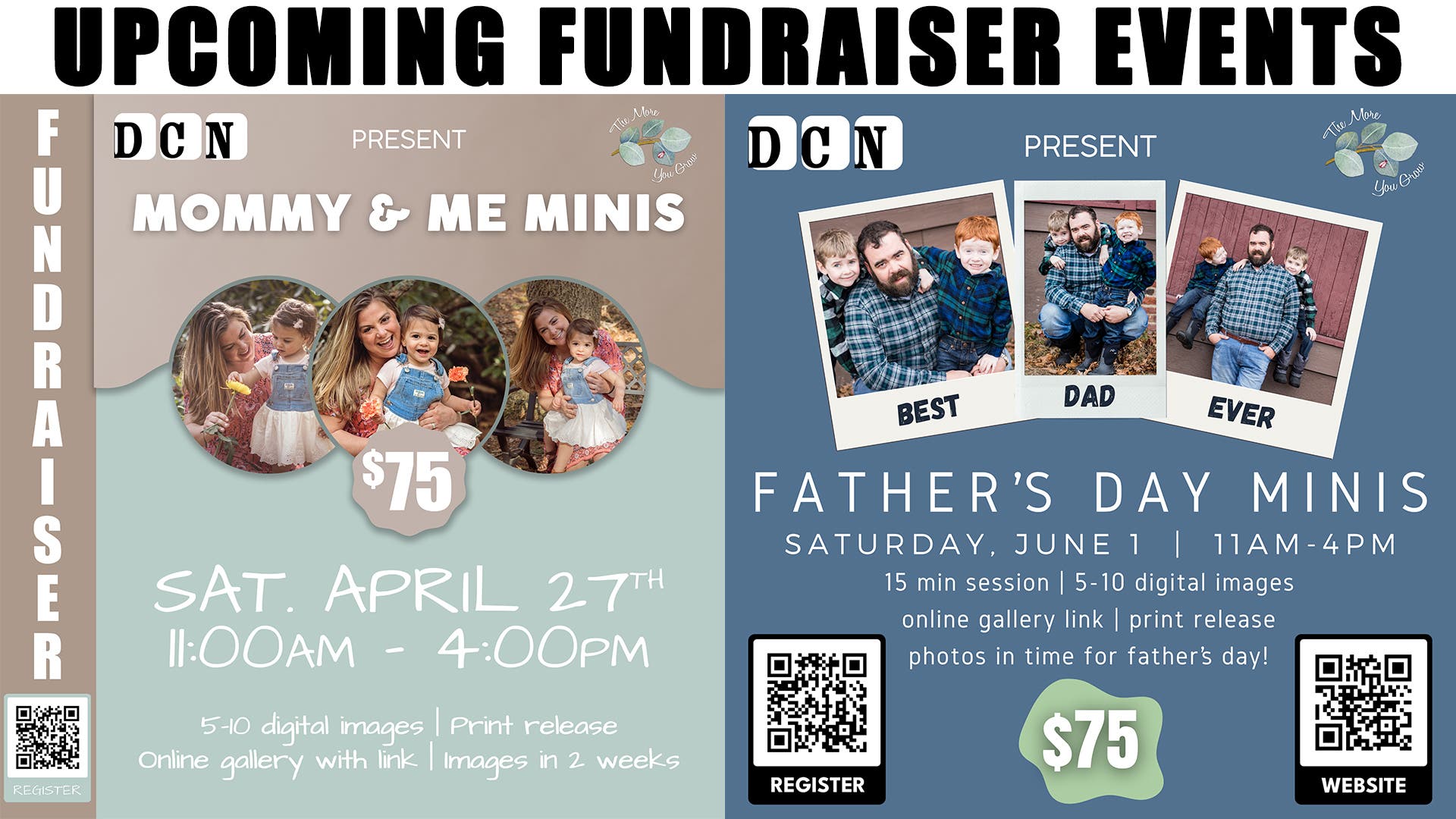 Mother's Day & Father's Day Mini Photoshoot Fundraiser