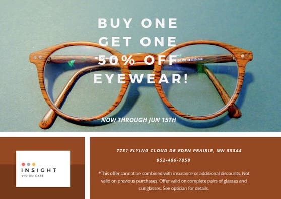 BOGO 50% off All Eyewear