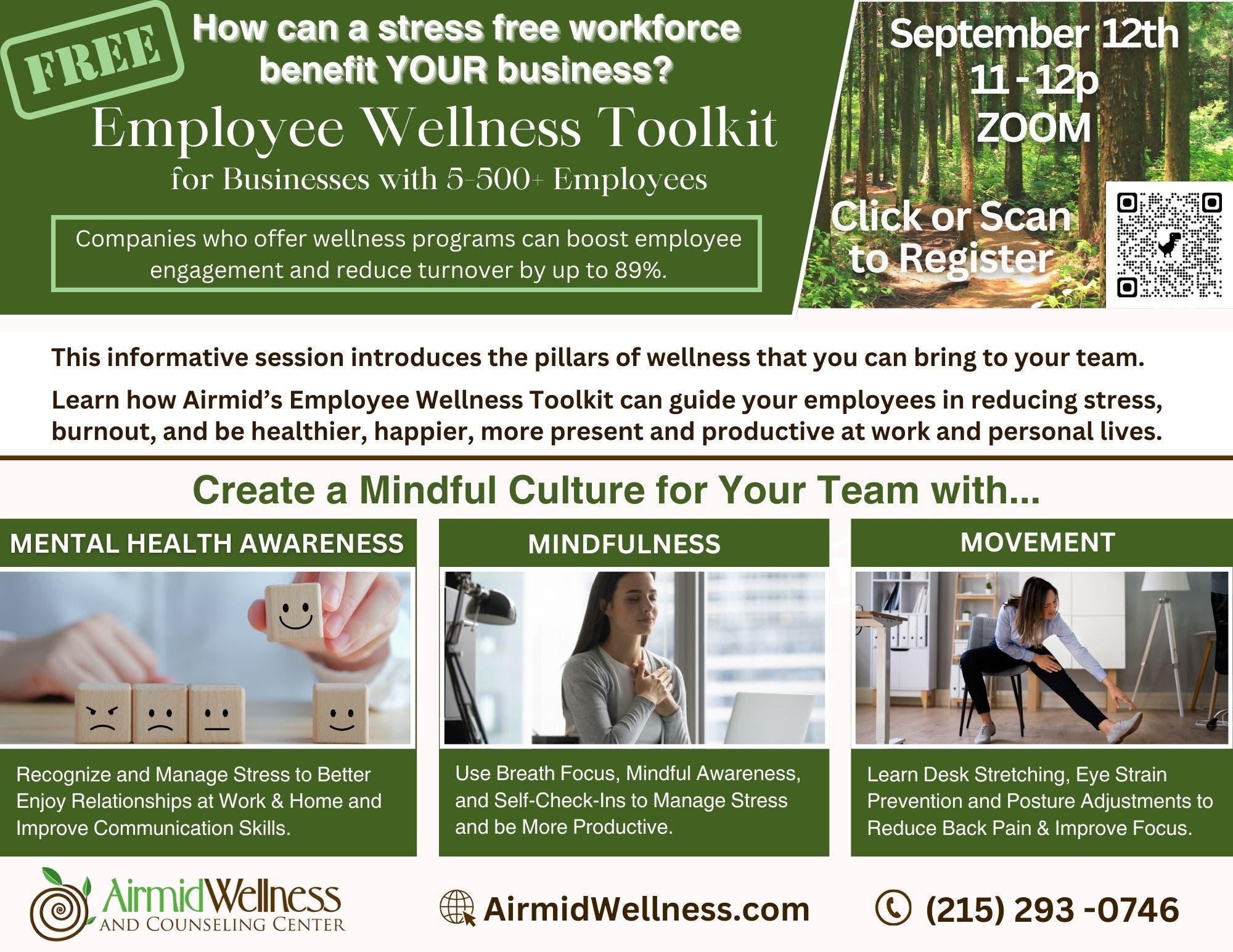 Employee Wellness Toolkit- Zoom Event