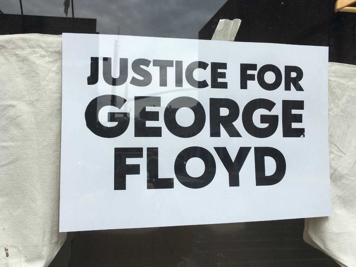 Peaceful protesters have taken to the streets across the country with signs calling for justice for George Floyd and other victims of police brutality.