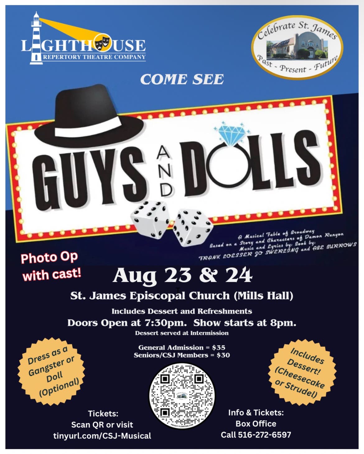 GUYS AND DOLLS.. Interactive Play. Dress As a Gangster or Doll