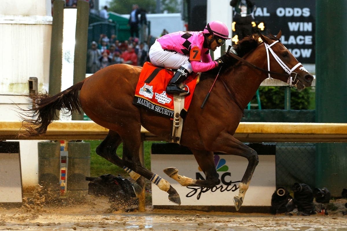 Maximum Security's trainer plans to race the colt in July at the Haskell Invitational.