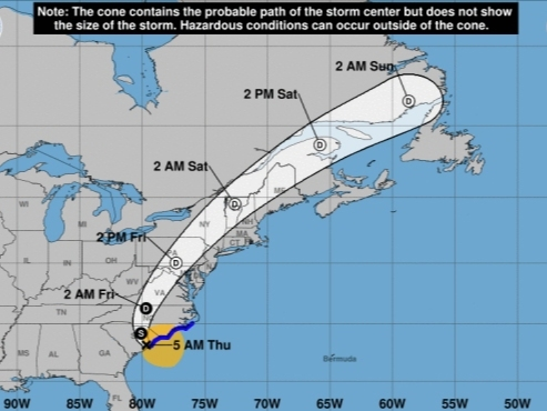 Tropical Storm Debby could bring tornadoes and severe thunderstorms to the region, according to weather officials.