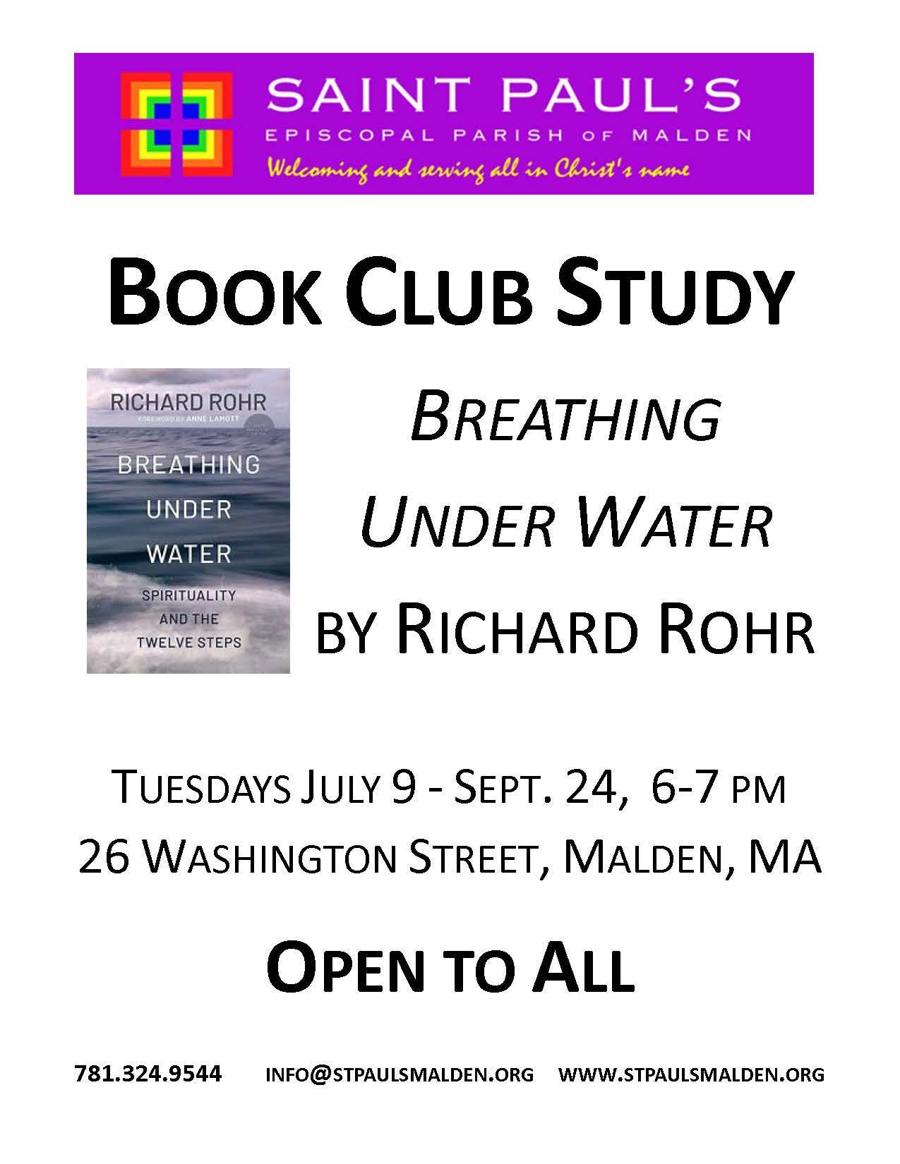 Book Group Meets at St. Paul’s, Malden