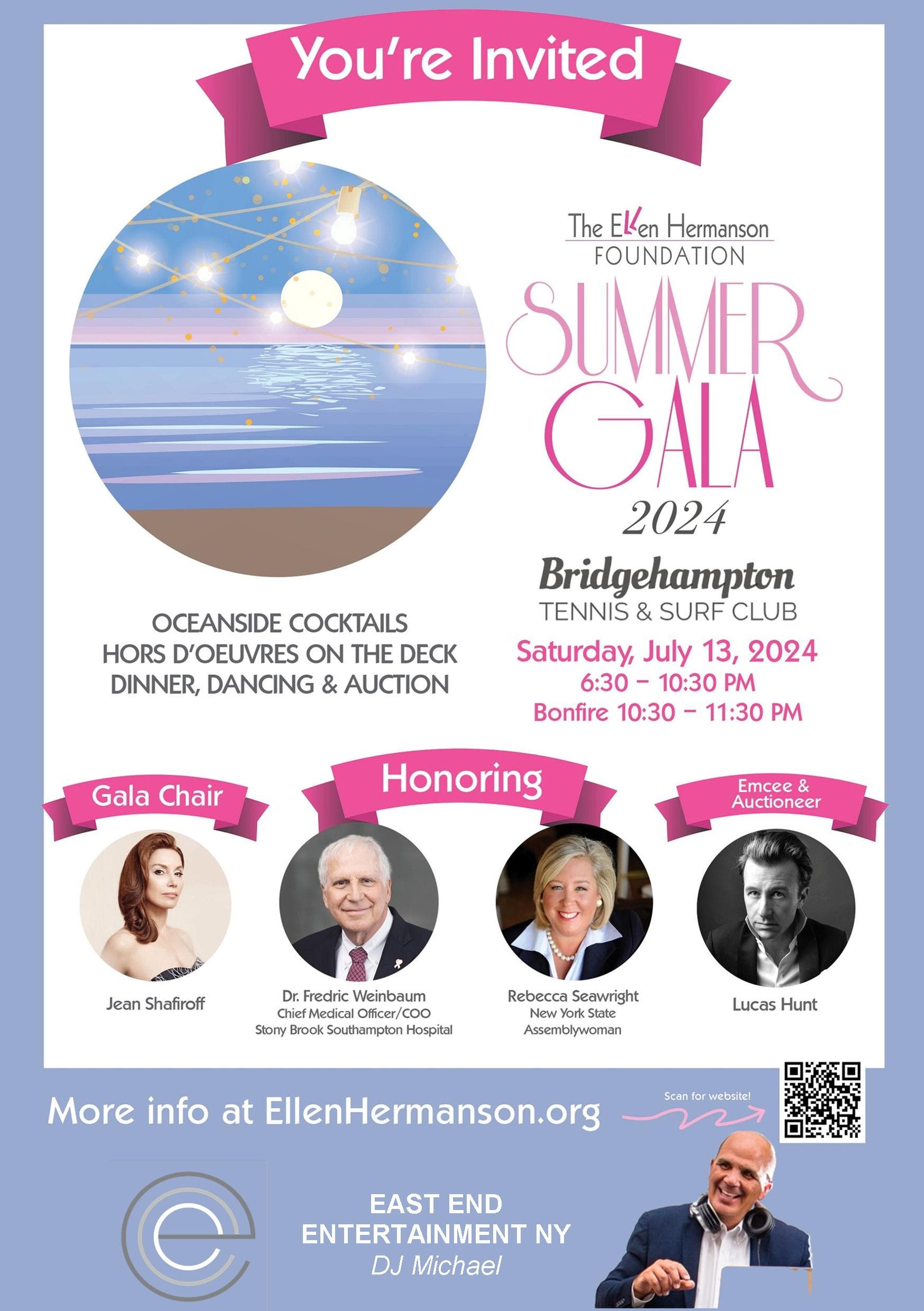 Summer Gala in the Hamptons - Ellen Hermanson Foundation