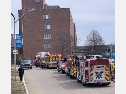 Several first responder agencies throughout the region paid a special visit to Good Samaritan Medical Center in Brockton Monday to show appreciation to the hospital’s employees,