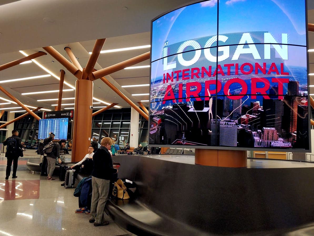 Where did Logan International Airport rank in the Wall Street Journal's list of most reliable, convenient and for value among large airports in the country?