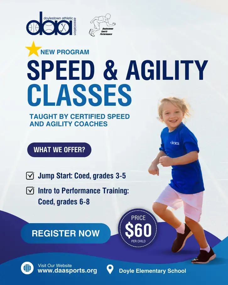 DAA OPEN REGISTRATION - Speed & Agility