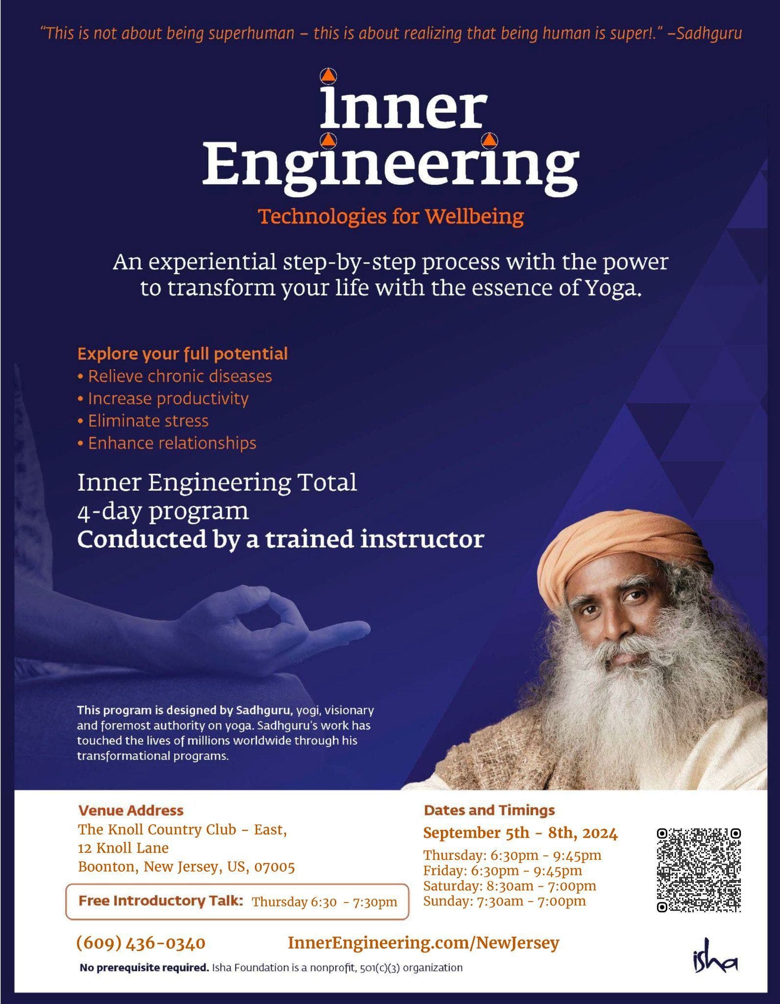 Inner Engineering - Isha Yoga Program