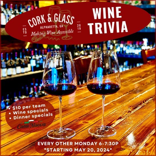 Cork & Glass Wine Trivia Nights! 