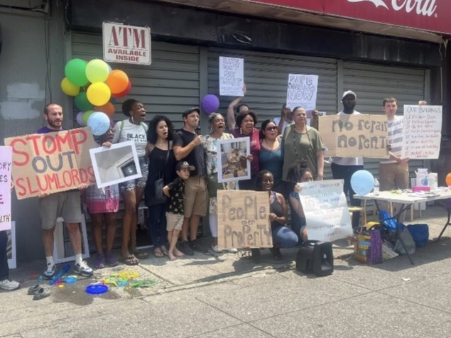 Leaky Bathrooms, Unclosing Windows: Harlemites Rally Against Landlord