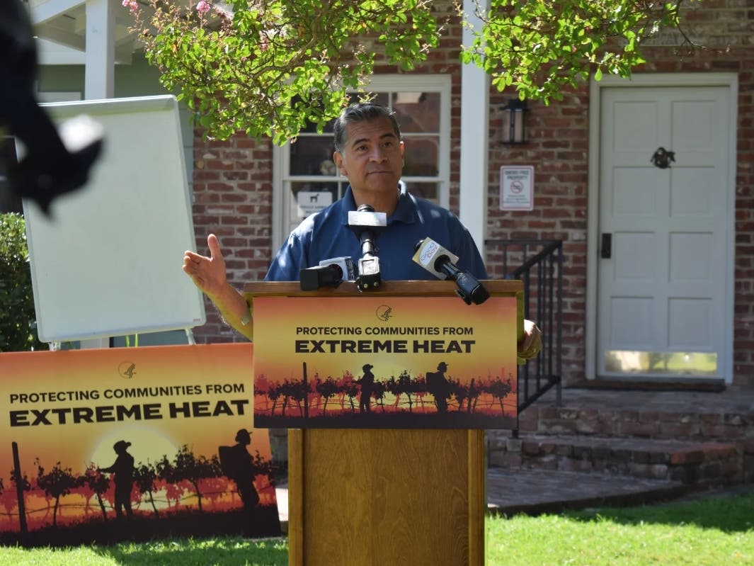 Health Secretary Becerra Touts Extreme Heat Protections In CA Visit