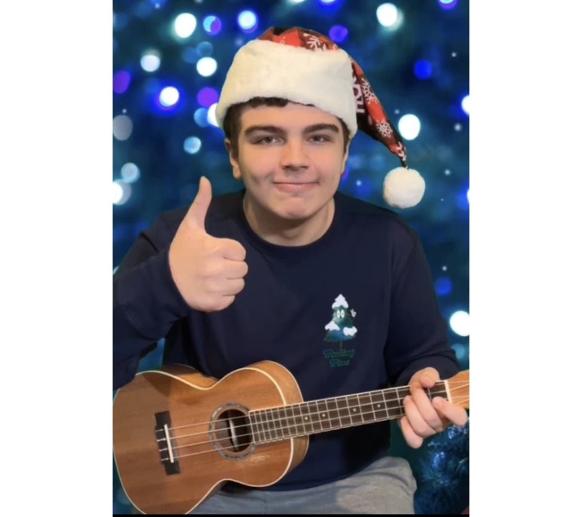 Ben Blanchet, 17, of Kings Park, released a Christmas song titled "Rock That Jingle."