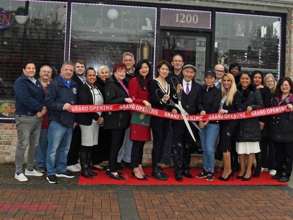 Pho Island, a Vietnamese restaurant, celebrated its grand opening in New Hyde Park on Friday.