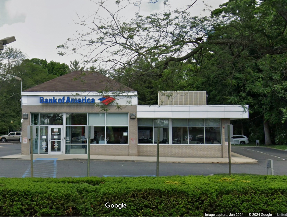 A man robbed Bank of America in Central Islip on Tuesday morning, Suffolk police said.