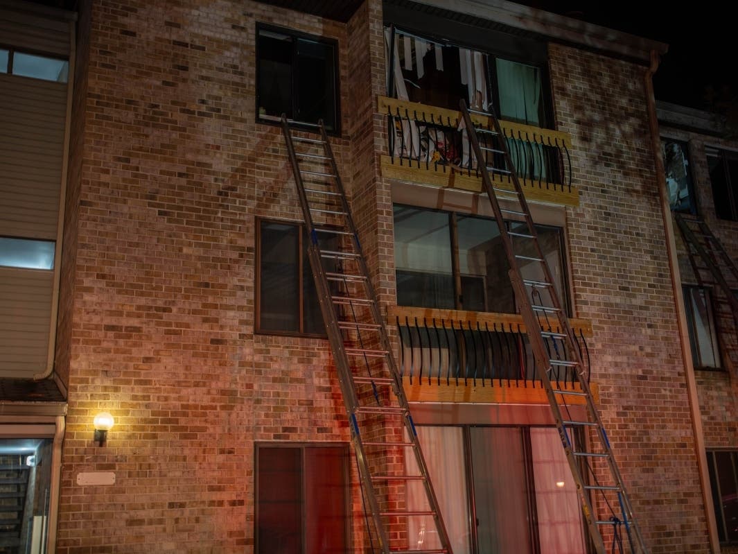 One resident involved in the Columbia apartment fire was evaluated for possible smoke inhalation but declined going to the hospital. One apartment sustained fire and smoke damage, while two apartments experienced water damage. 