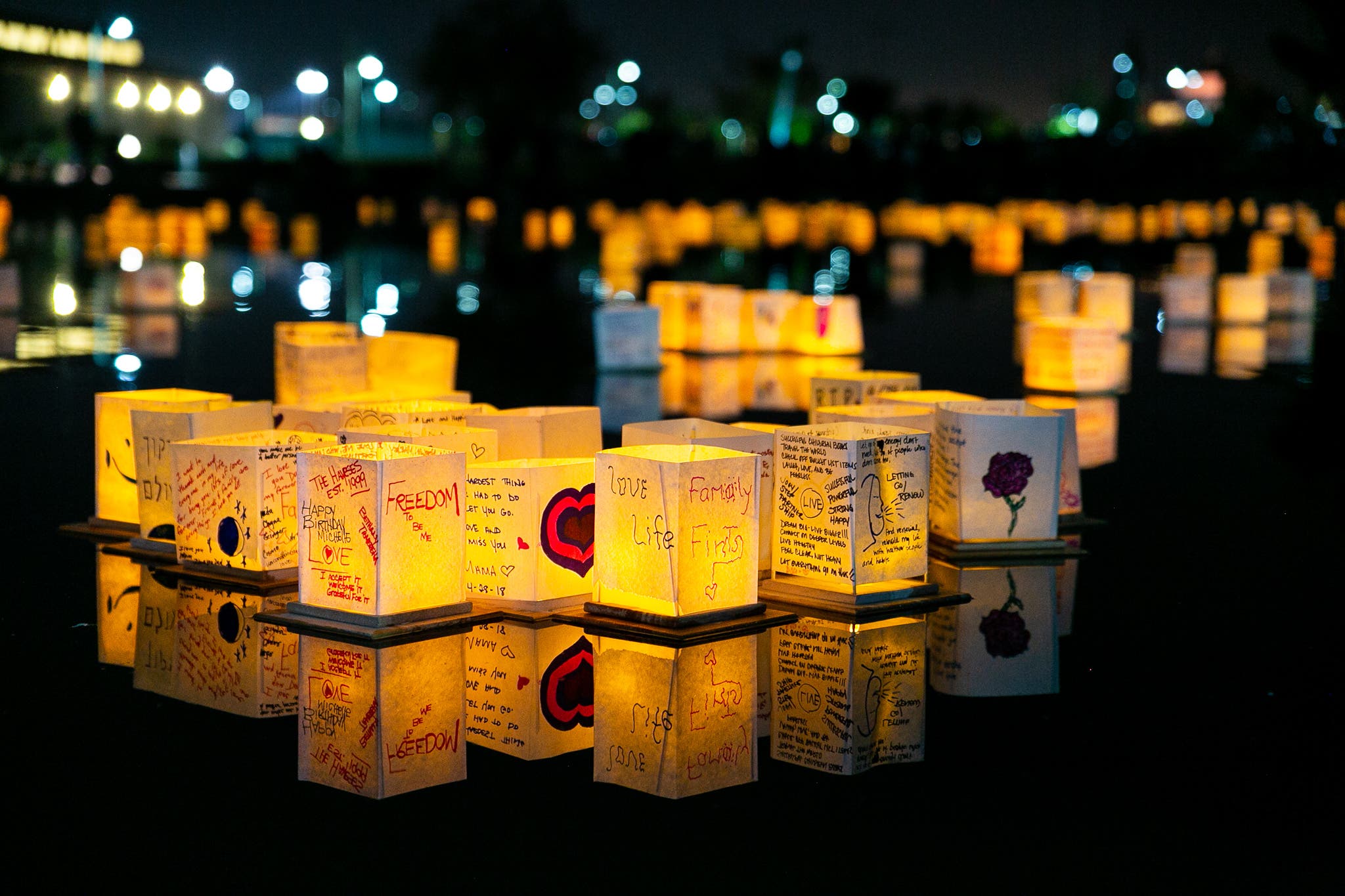 Amarillo, TX Water Lantern Festival