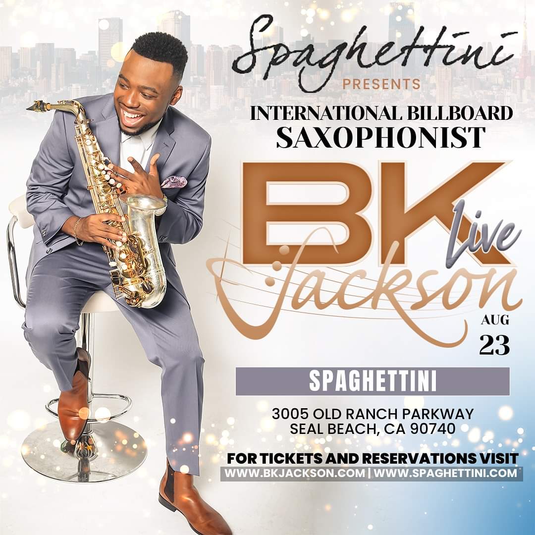 Saxophonist BK Jackson Live!