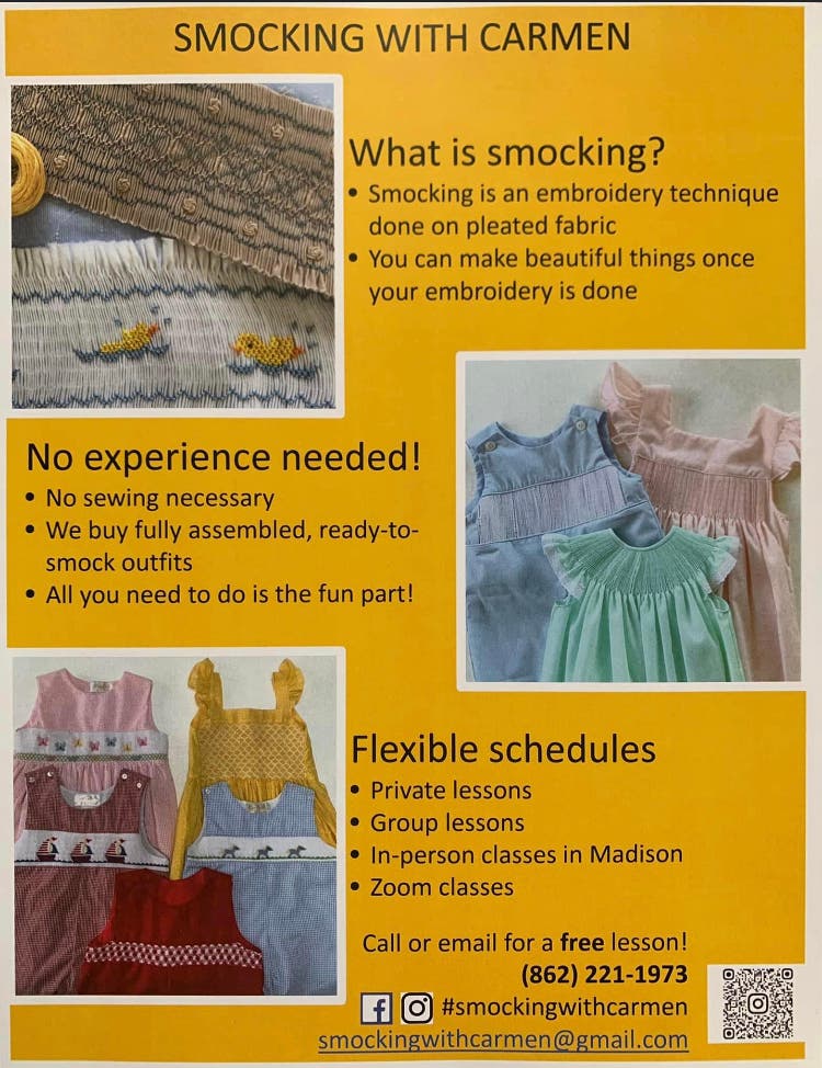 Smocking Classes