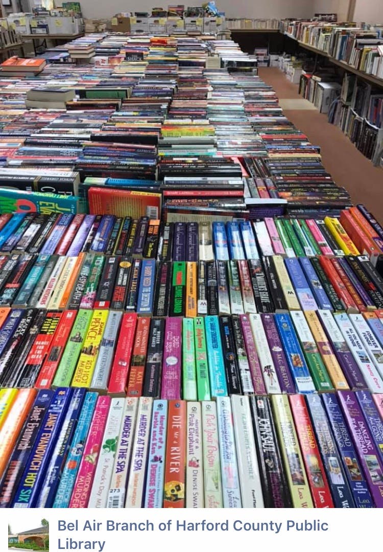 Bel Air Library 2024 Christmas in July Book Sale