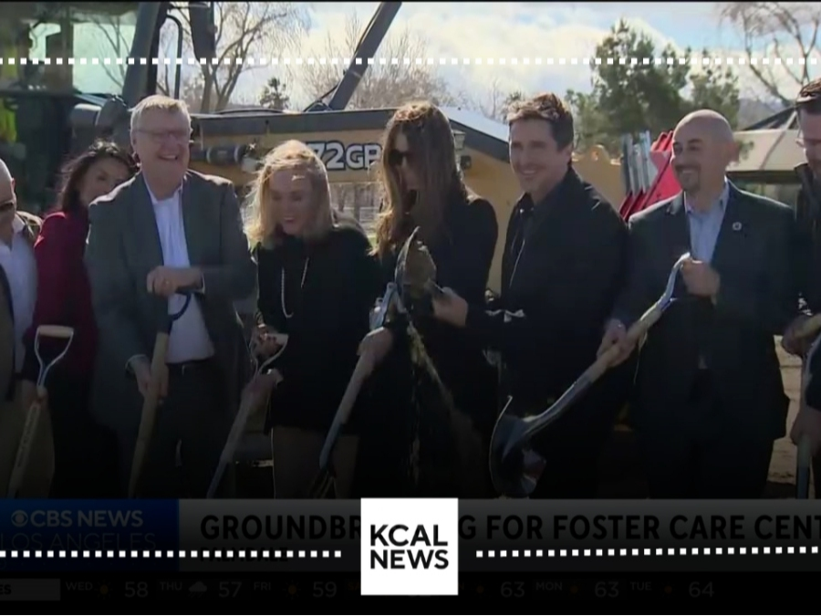 Actor Christian Bale Breaks Ground On Palmdale Foster Homes He's Fought For 16 Years To See Built