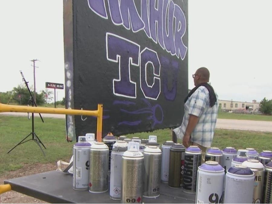 A North Texas Graffiti Artist Uses His Skills To Celebrate Others