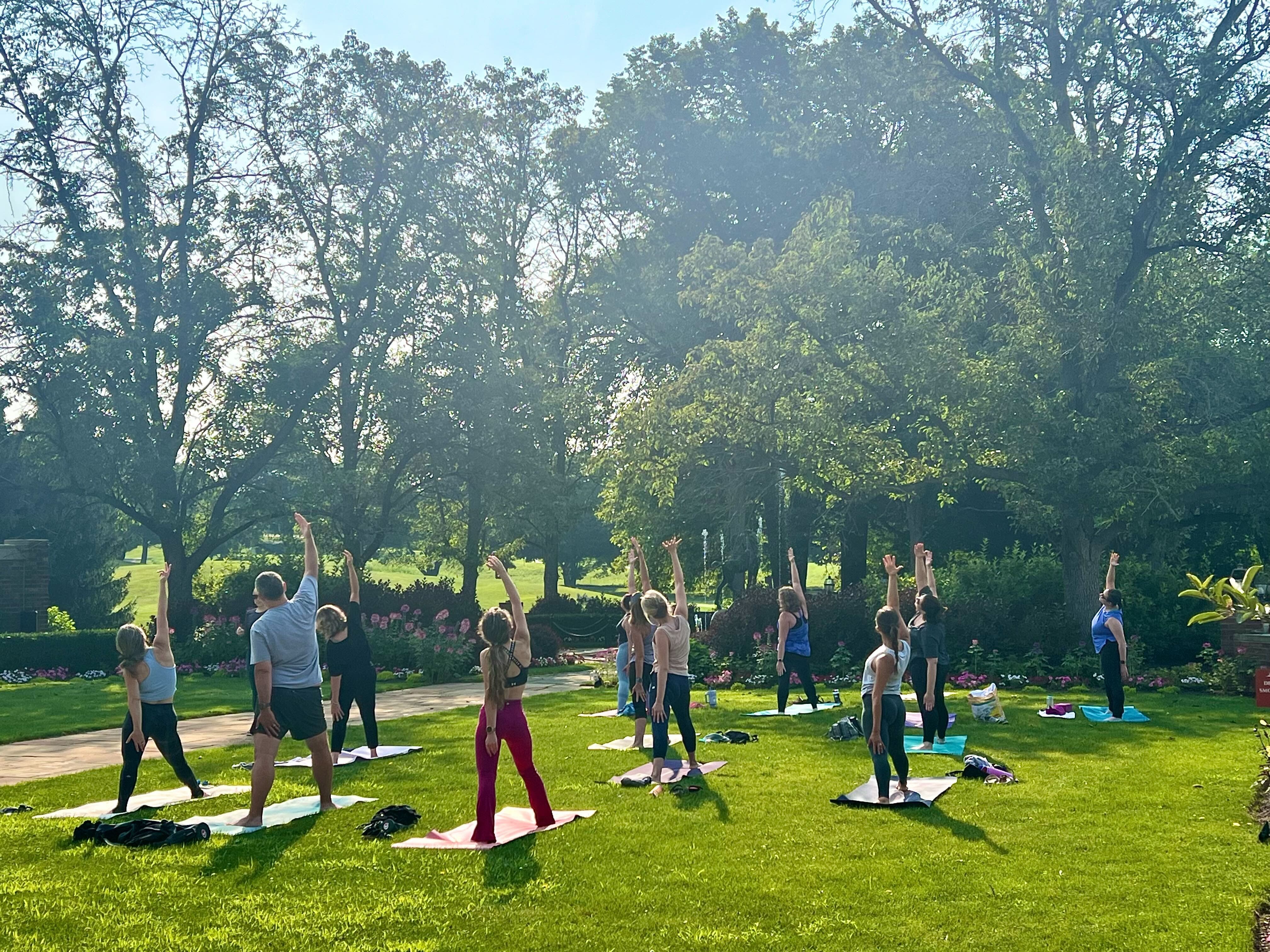 Yoga in the Garden