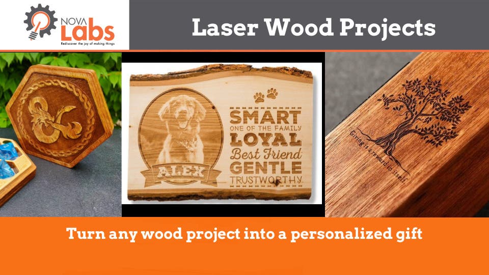 Personalize your Wood Projects using the Laser Cutter