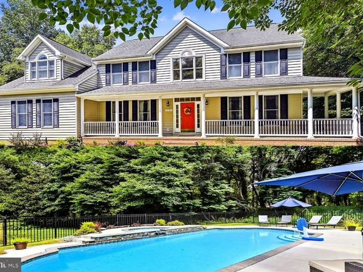 $995K Colonial Estate In Annapolis Boasts Saltwater Pool + Hot Tub