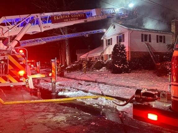 A resident died in a house fire in the Annandale area on Saturday night, according to the fire department.
