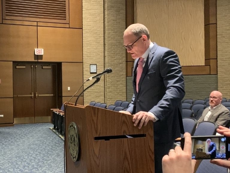 Dave Palzet, superintendent of Pleasantdale School District 107, recently spoke before the Lyons Township High School board. 