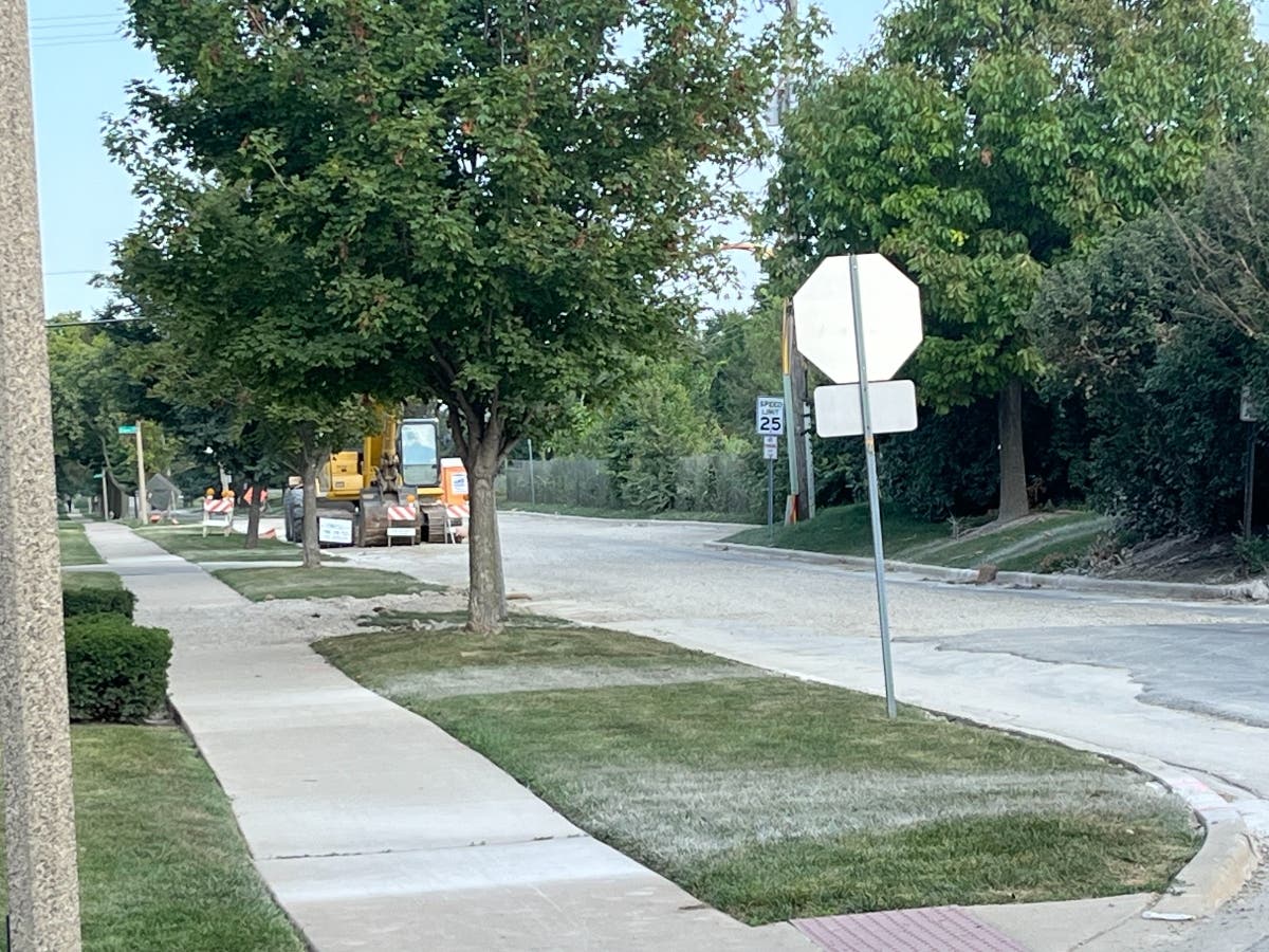 The construction project on First Street is set to end later this month, an Elmhurst spokeswoman said. 