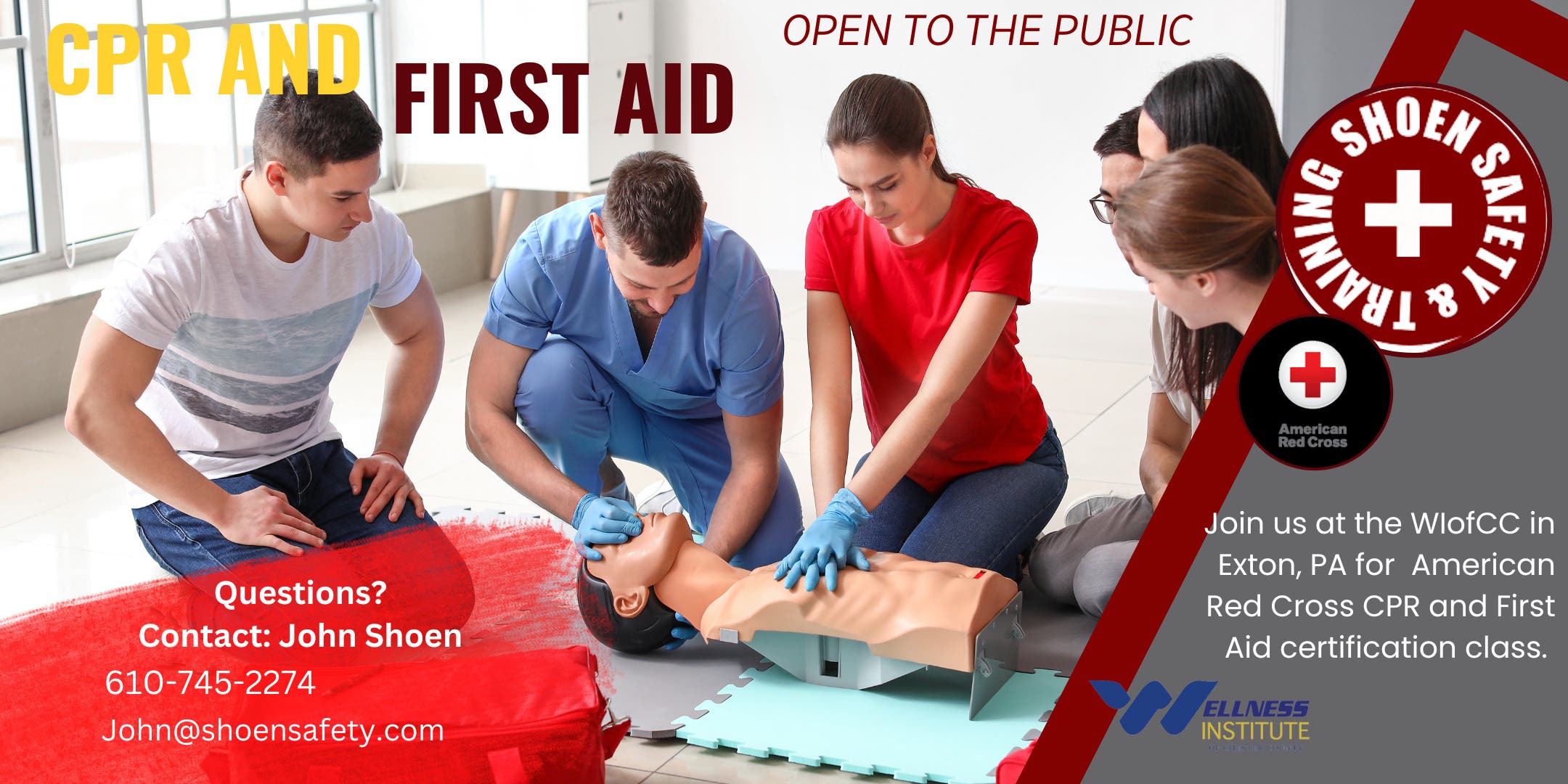 CPR and First Aid - Open to the Public