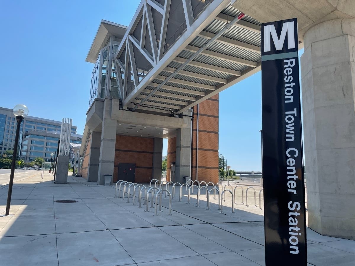 A man was struck and killed Monday morning by a Metro train near Reston Town Center, temporarily disrupting service.