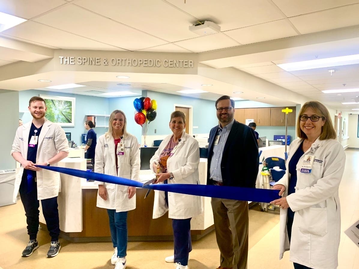 Reston Hospital Center recently cut the ribbon on its new Spine and Orthopedic Center.