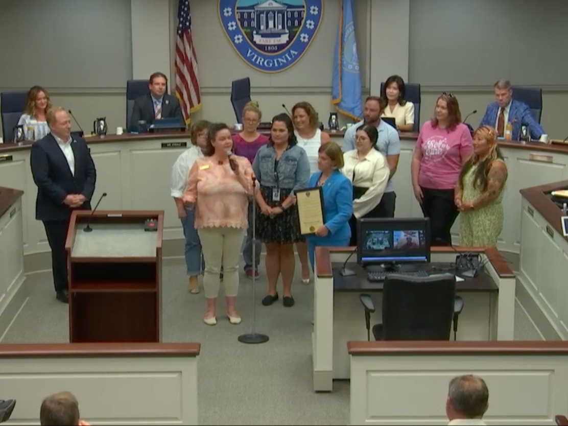 Fairfax City Council presented a proclamation at its meeting on Tuesday night honoring the business leaders who helped organize the inaugural Fairfax City Shop Local Week.