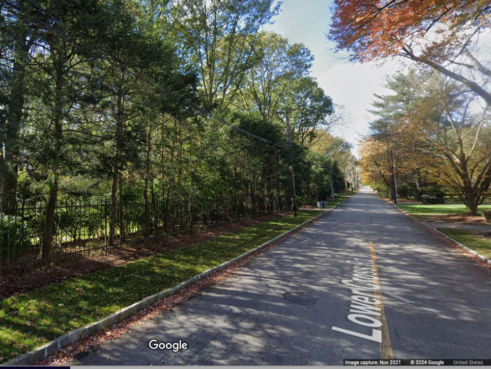 A residential street in the Bergen County town that came in first in the top 10.