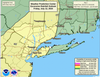 The NWS has given a specific timeline for the storms.