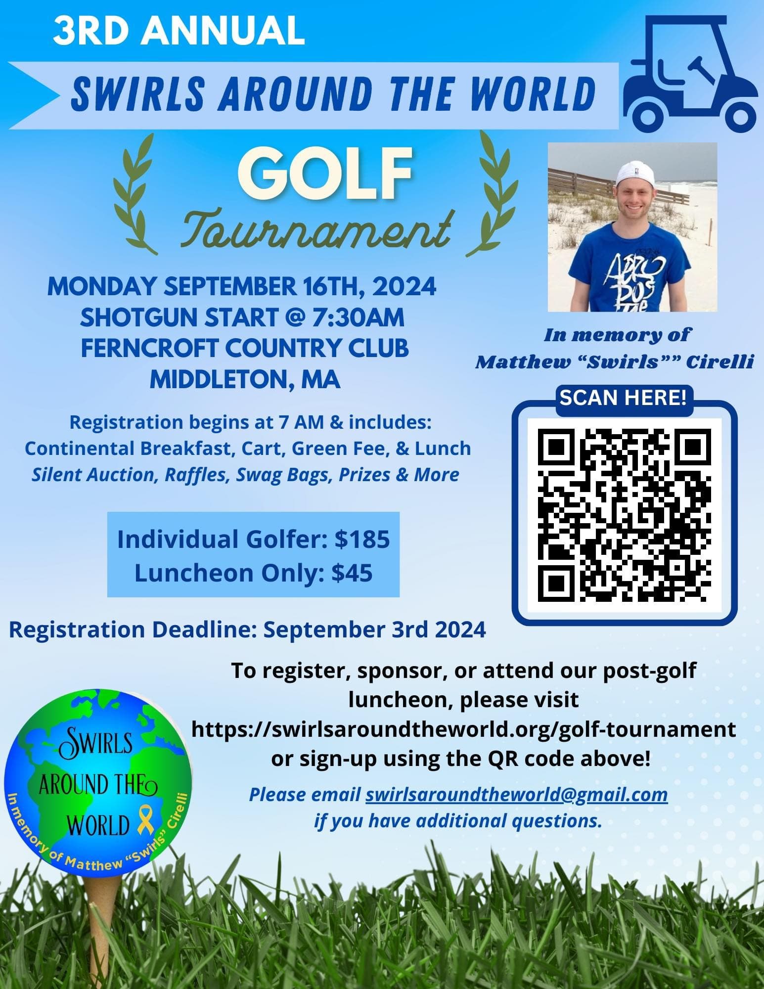 3rd Annual Swirls Around the World Golf Tournament