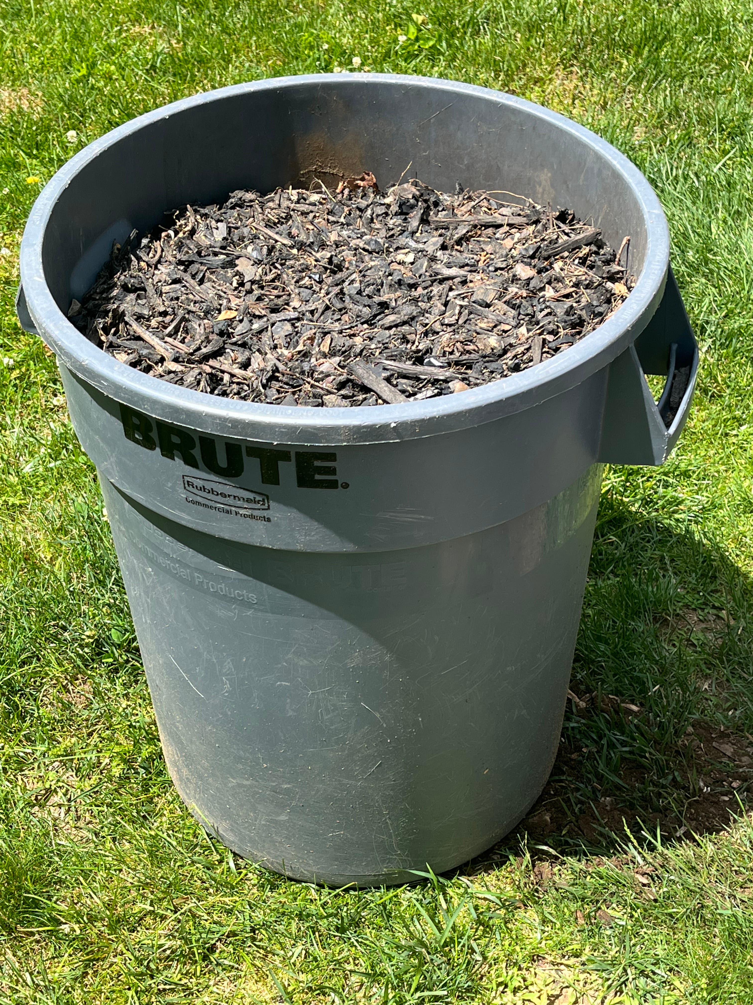 Free black rubber mulch in Bedford