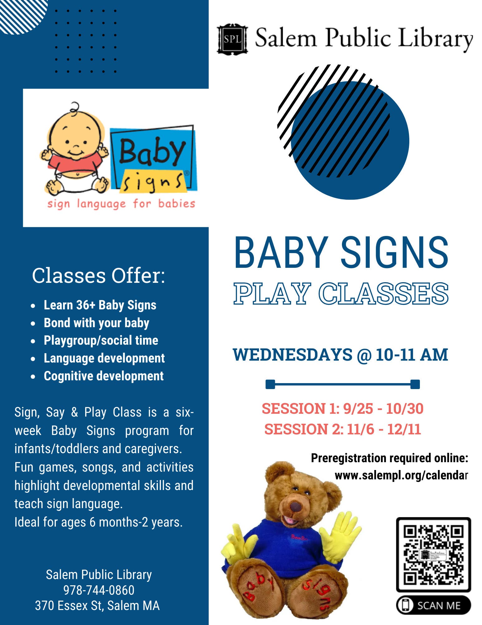 Baby Signs for ages 6 months to 24 months (Session 1)