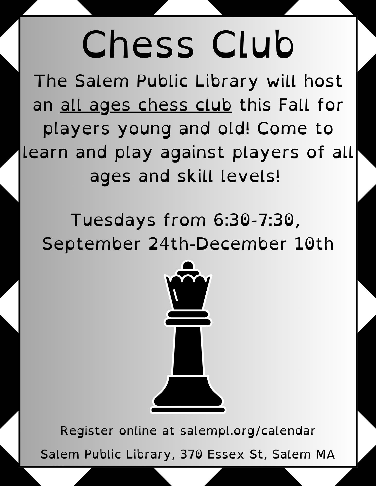 Chess Club for all ages