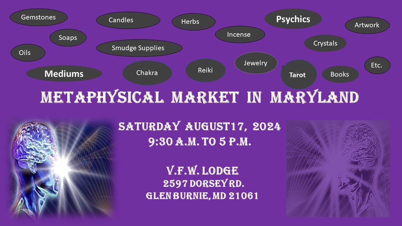 Metaphysical Market in Maryland 