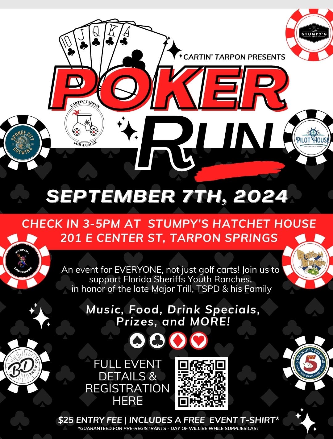 Poker Run sponsored by Cartin' Tarpon