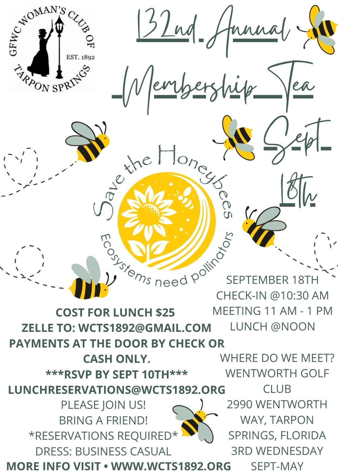 Annual Membership Tea Drive