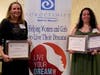 Live Your Dream Awardees presented to Jennifer Hipp and Ashley Battistini.