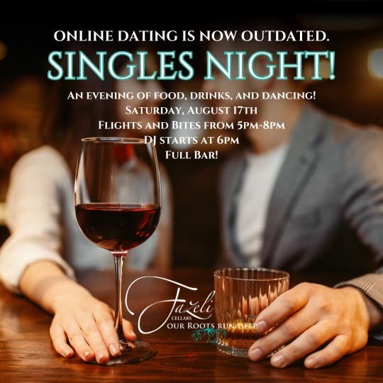 Singles Night at Fazeli Cellars Winery